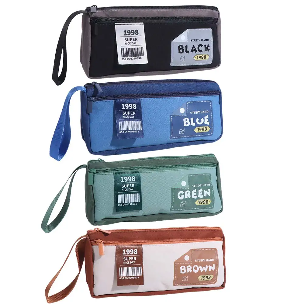 Canvas Double-Layer Pencil Case with Handle Organizer Storage Pencil Bag Multifunctional Zipper Cartoon Pencil Cases
Canvas Double-Layer Pencil Case with Handle Organizer Storage Pencil Bag Multifunctional Zipper Cartoon Pencil Cases