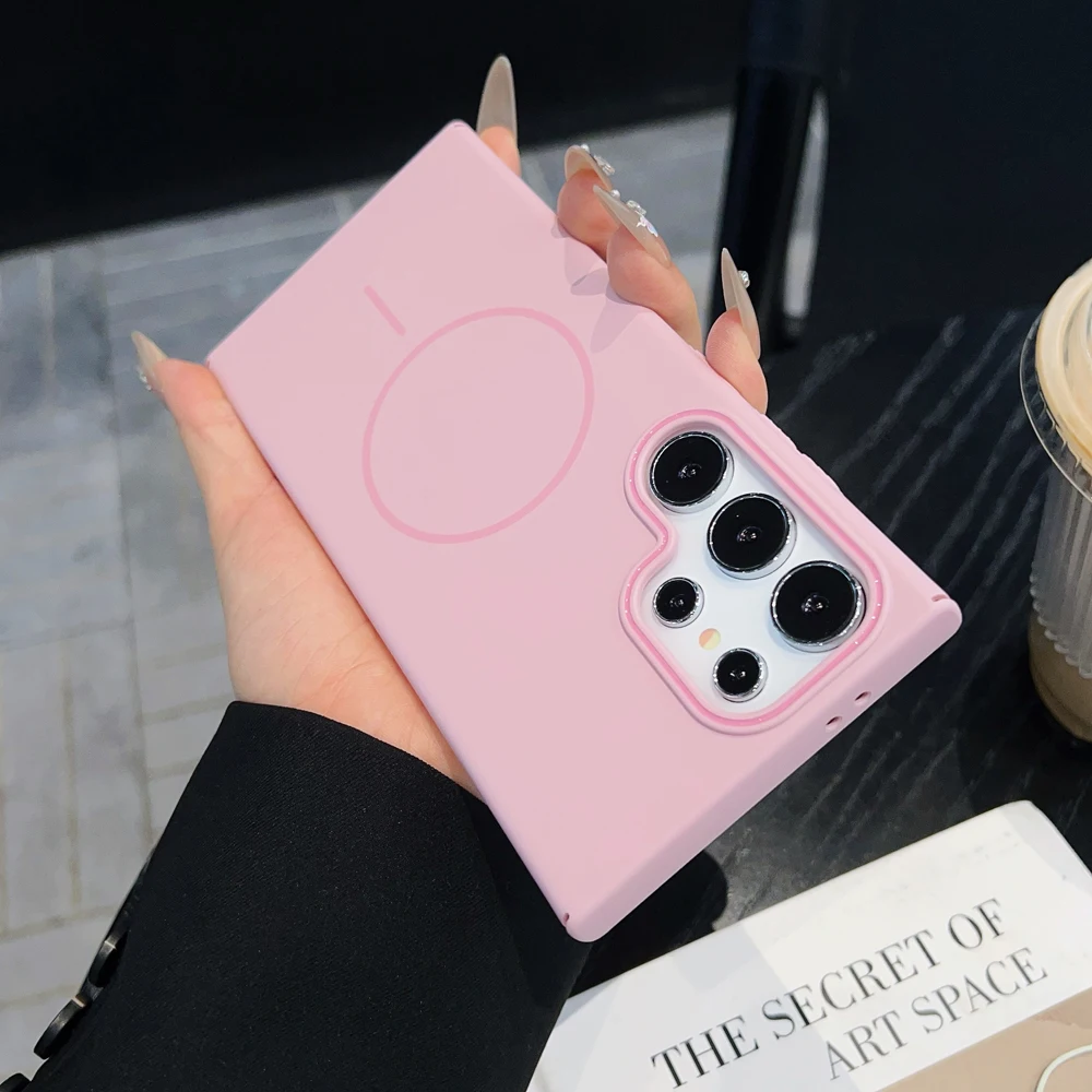 Ultra-thin Magnetic Hard Matte PC Phone Case For Samsung Galaxy S25 S24 S23 S22 S21 Note 20 Plus Wireless Charging Frosted Cover
Ultra-thin Magnetic Hard Matte PC Phone Case For Samsung Galaxy S25 S24 S23 S22 S21 Note 20 Plus Wireless Charging Frosted Cover