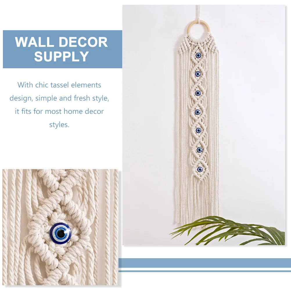 Chic Tassel Wall Hanging Tapestry Bohemian Cotton Woven Decor For Home Bedroom Wedding Hand-Woven Ethnic Style Macrame Art
Chic Tassel Wall Hanging Tapestry Bohemian Cotton Woven Decor For Home Bedroom Wedding Hand-Woven Ethnic Style Macrame Art