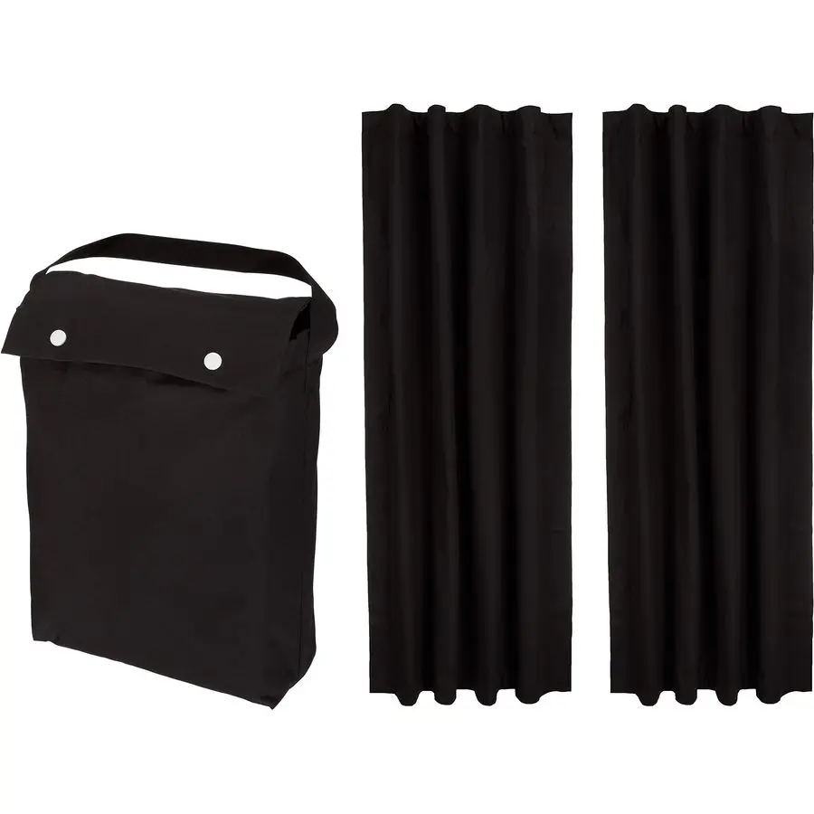Portable Blackout Curtain Shade with Suction Cups, 50W x 78L, 2Pack, Black
Portable Blackout Curtain Shade with Suction Cups, 50W x 78L, 2Pack, Black