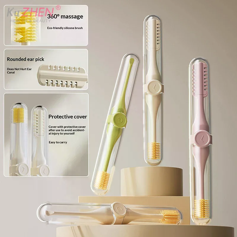 1pcs Double-Ended Nose Silicone Brush Manual Nose Hair Trimmer Portable Hair Scraper Shaving Nose Hair Neus Trimmer Men Ear Pick
1pcs Double-Ended Nose Silicone Brush Manual Nose Hair Trimmer Portable Hair Scraper Shaving Nose Hair Neus Trimmer Men Ear Pick