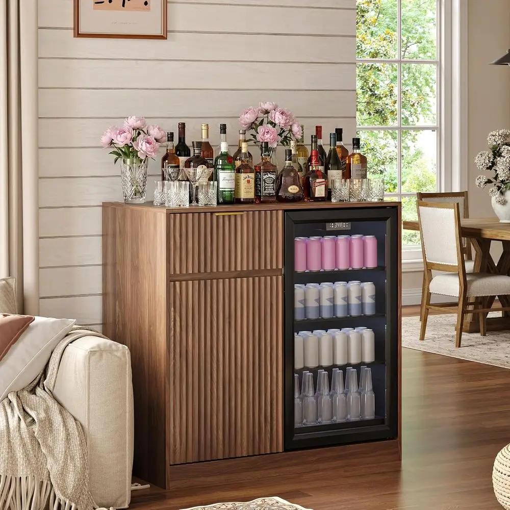 Mini ridge Cabinet with Power Outlet, Coee Bar Cabinet with ridge Space & Wine Glass Rack, luted Buet Sideboard with Der & Adjus
Mini ridge Cabinet with Power Outlet, Coee Bar Cabinet with ridge Space & Wine Glass Rack, luted Buet Sideboard with Der & Adjus