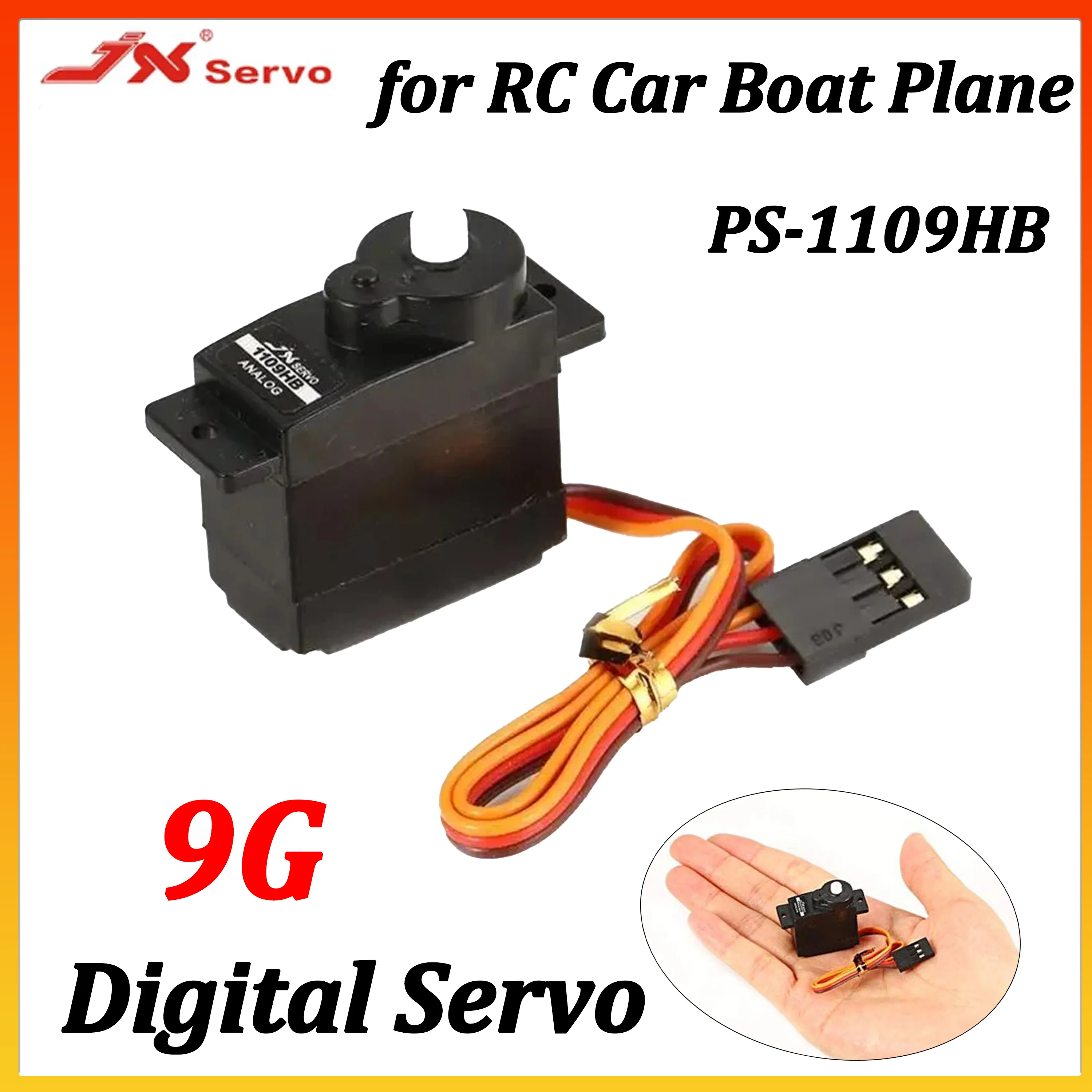 Микросервопривод JX 9g PS-1109HB 4.8V-6V с пластиковыми шестернями для радиоуправляемых моделей 1/18: автомобилей, грузовиков, краулеров, самолетов, вертолетов, лодок, игрушек и аксессуаров
Микросервопривод JX 9g PS-1109HB 4.8V-6V с пластиковыми шестернями для радиоуправляемых моделей 1/18: автомобилей, грузовиков, краулеров, самолетов, вертолетов, лодок, игрушек и аксессуаров