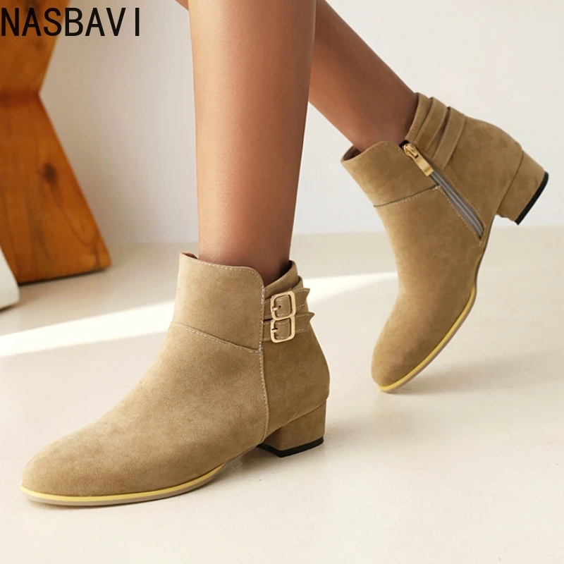 2026 женские ботильоны, элегантные замшевые абрикосовые, черные, коричневые, короткие ботинки, осенне-зимняя и весенняя обувь, обувь
2026 женские ботильоны, элегантные замшевые абрикосовые, черные, коричневые, короткие ботинки, осенне-зимняя и весенняя обувь, обувь