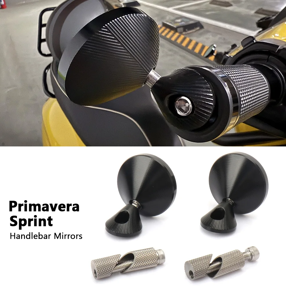 Universal Motorcycle Accessories Black Silver Aluminum Mirrors Handle Bar End For Vespa Sprint150 Sprint 150 Primavera 150
Universal Motorcycle Accessories Black Silver Aluminum Mirrors Handle Bar End For Vespa Sprint150 Sprint 150 Primavera 150