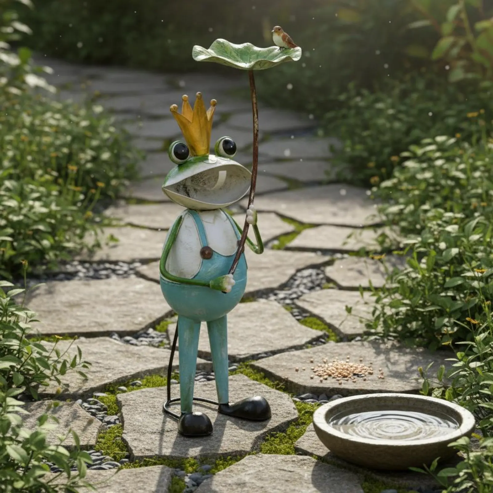 Frog Bird Bath Feeder Decorative Frog Bird Feeder Outdoor Decoration Weather Resistant Waterproof for Balcony
Frog Bird Bath Feeder Decorative Frog Bird Feeder Outdoor Decoration Weather Resistant Waterproof for Balcony