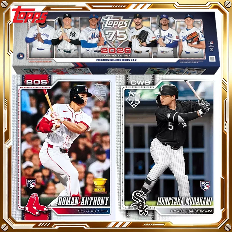 2026 Topps MLB 75th Anniversary Complete Set Mystery Box Genuine Trading Cards Game Toy Holiday Birthday Gifts for Woman and Man
2026 Topps MLB 75th Anniversary Complete Set Mystery Box Genuine Trading Cards Game Toy Holiday Birthday Gifts for Woman and Man