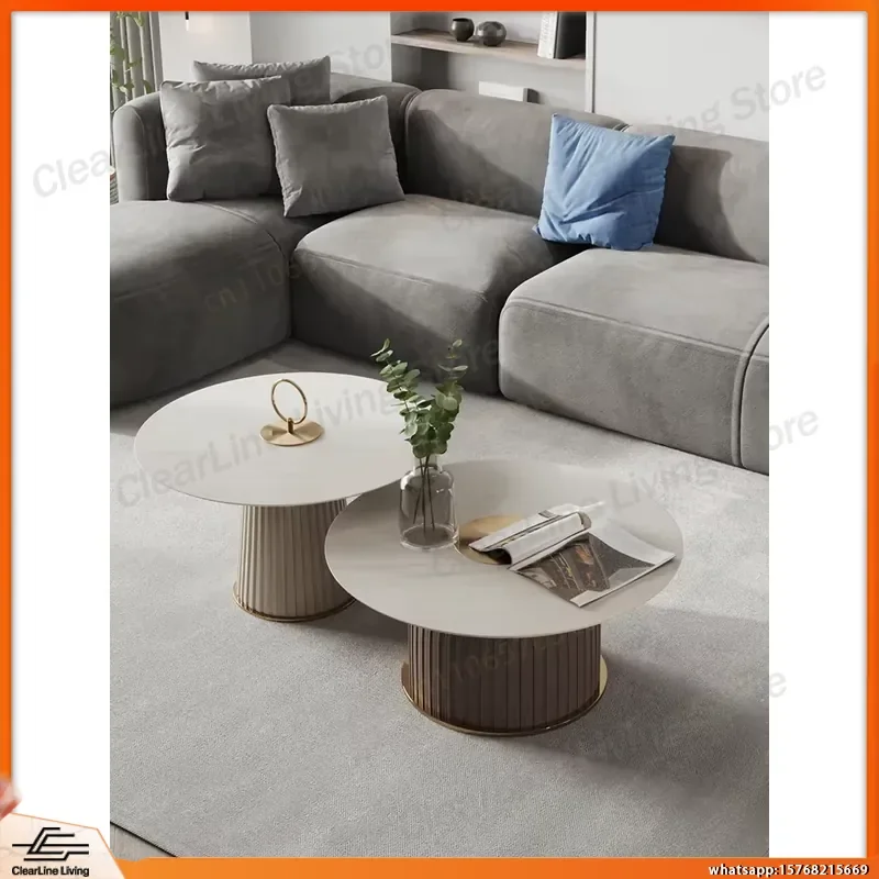 Nesting Coffee Table Set of 2 Modern Marble Grain Round Coffee Tables Living Room Center Table End Table Small Space
Nesting Coffee Table Set of 2 Modern Marble Grain Round Coffee Tables Living Room Center Table End Table Small Space