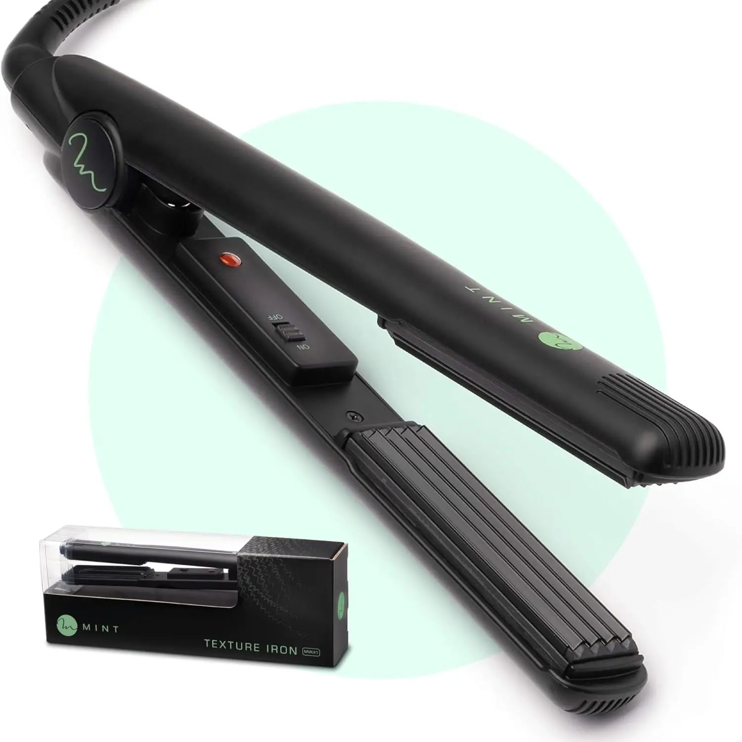 1 Inch Hair Crimper Iron - Deep Ceramic Plates for Root Volumizing, Fast Crimping, Dual Voltage
1 Inch Hair Crimper Iron - Deep Ceramic Plates for Root Volumizing, Fast Crimping, Dual Voltage