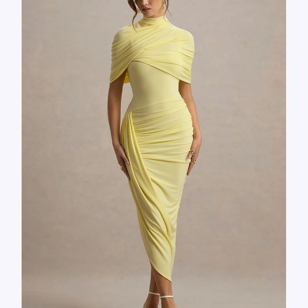 Fashion Saudi Arabic Prom Dresses High Collar Short Sleeves Luxury Formal Bridal Wedding Gowns Special Occasion Vestido De Novia
Fashion Saudi Arabic Prom Dresses High Collar Short Sleeves Luxury Formal Bridal Wedding Gowns Special Occasion Vestido De Novia