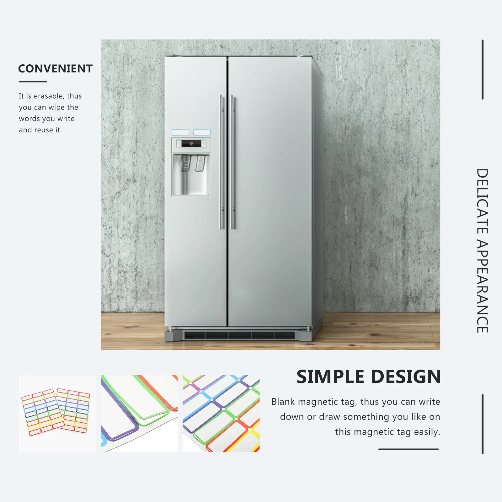 54 Sheets Refrigerator Magnetic Labels Dry Erase Reusable Writeable Memo for Home Kitchen Office School Use Multi-Function
54 Sheets Refrigerator Magnetic Labels Dry Erase Reusable Writeable Memo for Home Kitchen Office School Use Multi-Function