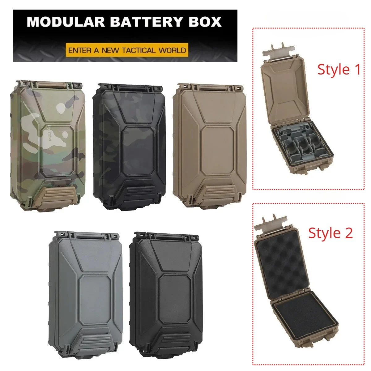 Tactical Battery Storage Box Modular Outdoor Molle Hunting Vest Carry 18650 AAA CR123A 18350 Battery Holder Case Accessories
Tactical Battery Storage Box Modular Outdoor Molle Hunting Vest Carry 18650 AAA CR123A 18350 Battery Holder Case Accessories