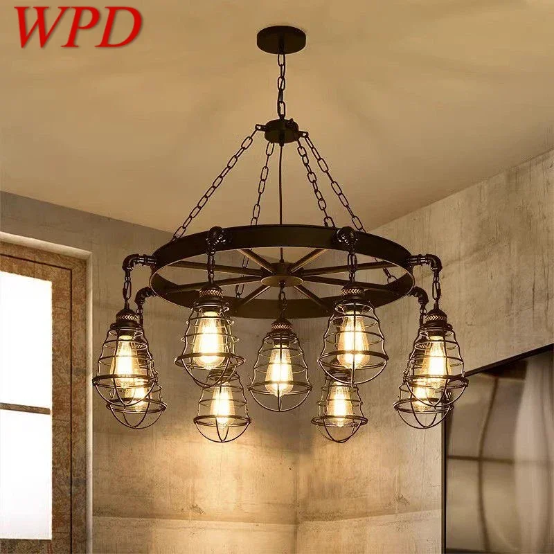 WPD American Retro Pendent Lamp Industrial Wind Living Room Restaurant Loft Clothing Store Cafe Bar Box Homestay Chandelier
WPD American Retro Pendent Lamp Industrial Wind Living Room Restaurant Loft Clothing Store Cafe Bar Box Homestay Chandelier