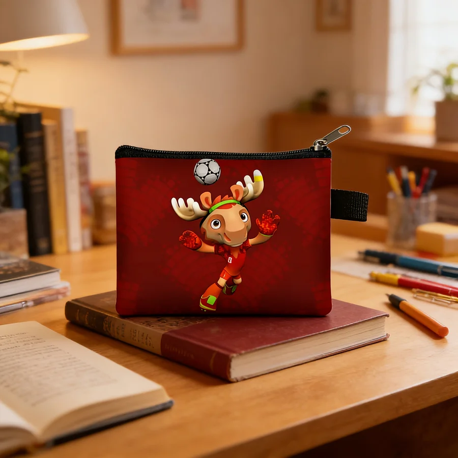 2026 American and Canadian mascot cartoon change purse, mini coin storage, zipper card bag
2026 American and Canadian mascot cartoon change purse, mini coin storage, zipper card bag