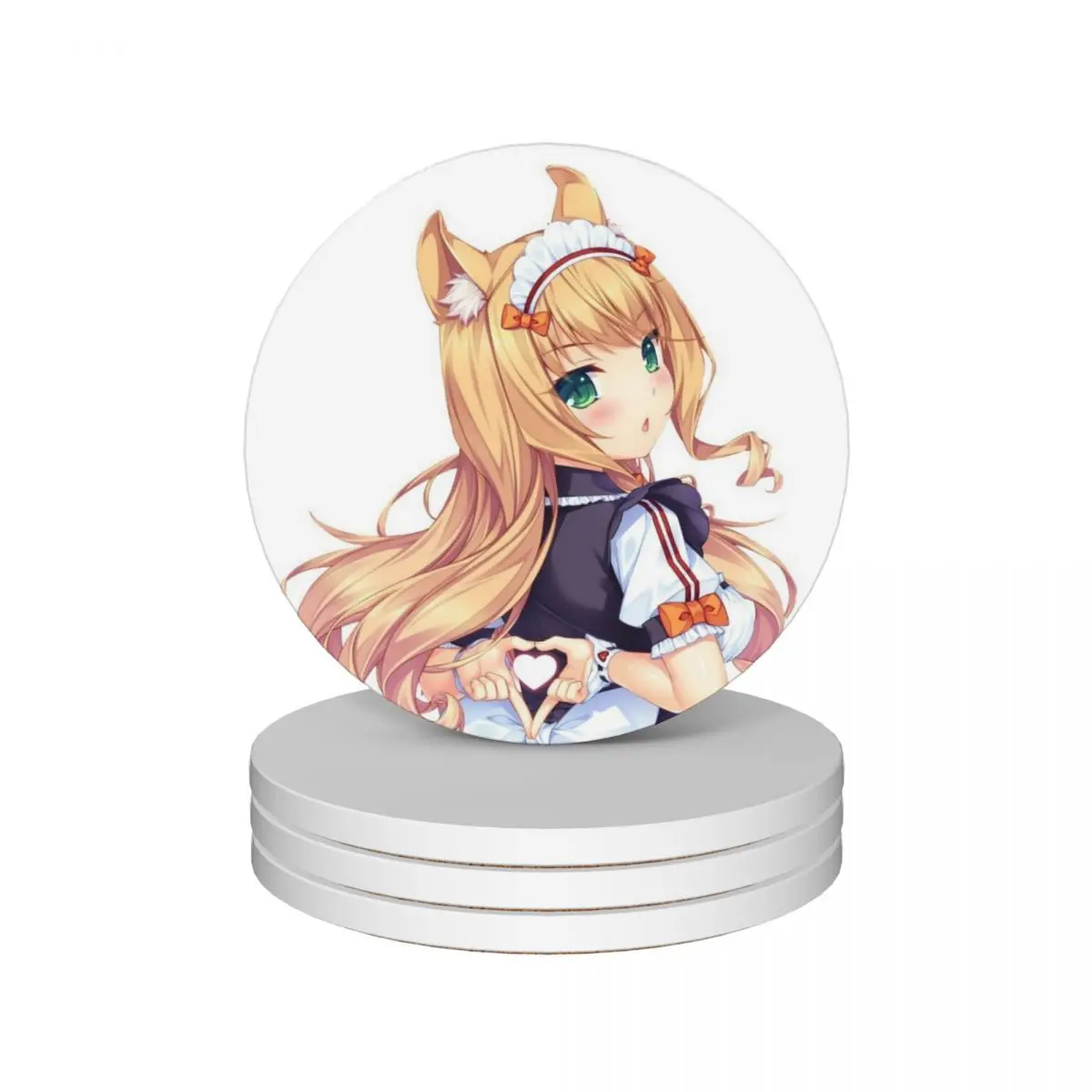 Nekopara - Cute Girl - Ceramic Coasters (Set of 4) christmas for the kitchen accessories Coasters
Nekopara - Cute Girl - Ceramic Coasters (Set of 4) christmas for the kitchen accessories Coasters