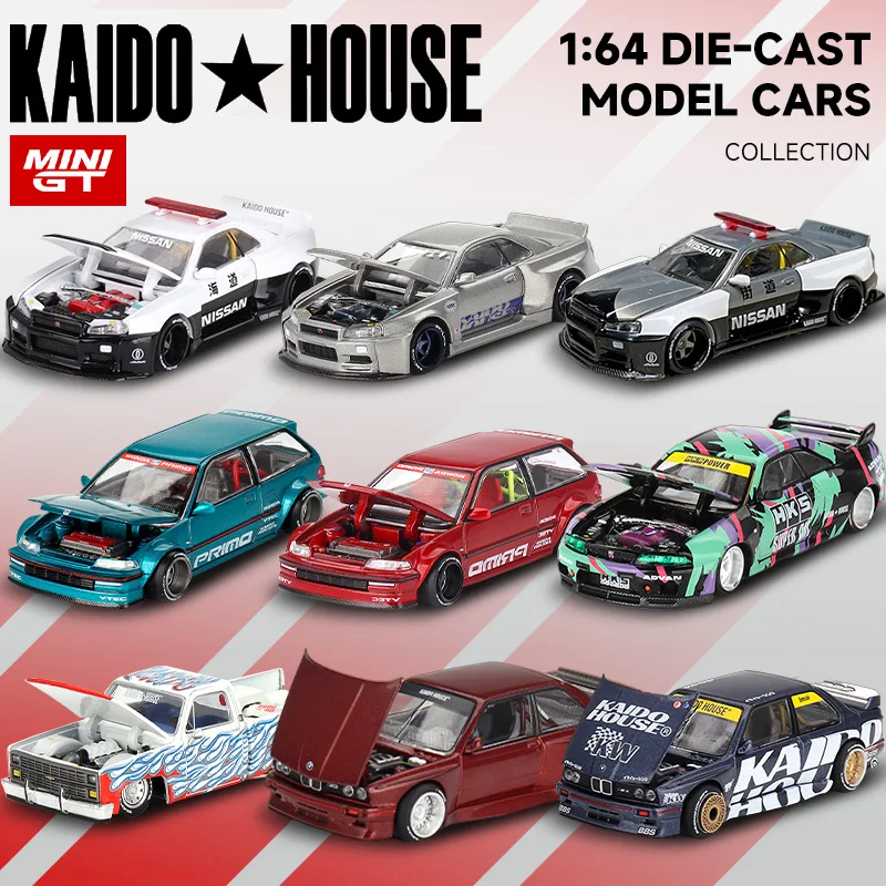 Kaido★House MINIGT 1/64 Honda Nissan GT-R BMW Simulation alloy car model kids toys boys toys
Kaido★House MINIGT 1/64 Honda Nissan GT-R BMW Simulation alloy car model kids toys boys toys