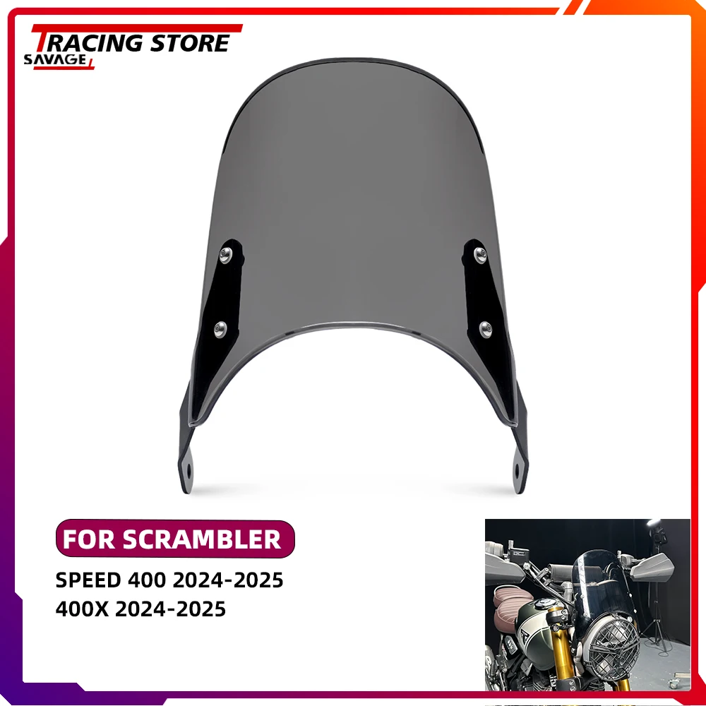 Windscreen Windshield Wind Shield Screen Deflectors Hardware For Speed 400 Scrambler 400X 400 X 2024 2025 Motorycle Accessories
Windscreen Windshield Wind Shield Screen Deflectors Hardware For Speed 400 Scrambler 400X 400 X 2024 2025 Motorycle Accessories