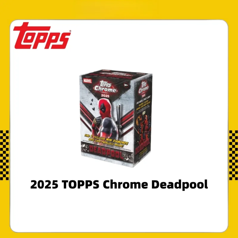 In Stock Original 2025 Topps Chrome Marvel Deadpool Serise Value Box Collection Trading Card Surprise Toys Cards
In Stock Original 2025 Topps Chrome Marvel Deadpool Serise Value Box Collection Trading Card Surprise Toys Cards