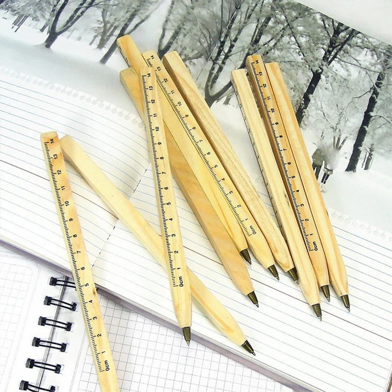 4pcs 0.5mm Wooden Multifunction Ballpoint Pens with Ruler Tool Pens Scale Wood Square Pen School Office Writing Supplies
4pcs 0.5mm Wooden Multifunction Ballpoint Pens with Ruler Tool Pens Scale Wood Square Pen School Office Writing Supplies