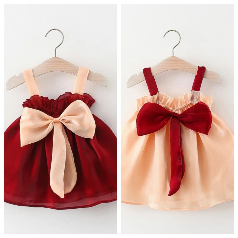 Summer Women's Children's Clothing Camisole Dress Cute Baby Princess Bow Dress
Summer Women's Children's Clothing Camisole Dress Cute Baby Princess Bow Dress