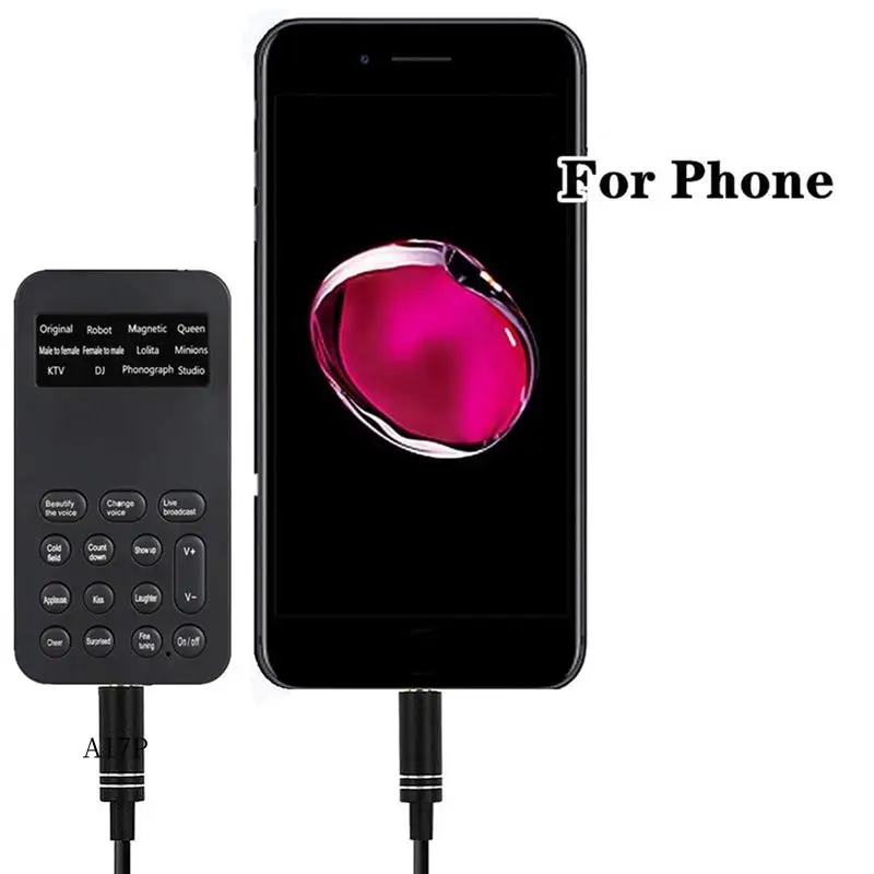 AP-Voice Changer Ручной микрофон Изменение голоса со звуком Многофункциональная машина эффектов для телефона/PS4 (S9)
AP-Voice Changer Ручной микрофон Изменение голоса со звуком Многофункциональная машина эффектов для телефона/PS4 (S9)