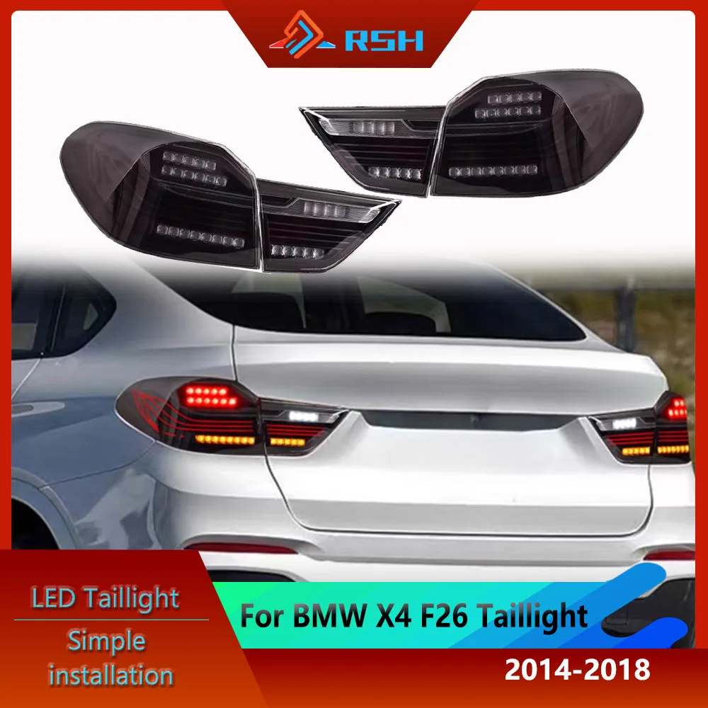 For BMW X4 F26 Taillight Assembly 2014-2018 Modification Suspension LED Driving Flow Turn Signal Brake Reverse Rear Lamp
For BMW X4 F26 Taillight Assembly 2014-2018 Modification Suspension LED Driving Flow Turn Signal Brake Reverse Rear Lamp