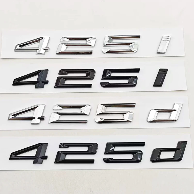 3D-эмблемы из АБС-пластика для BMW 4 серии 425i 425d F32 F33 F36: буквы, логотипы, наклейки на задний багажник, аксессуары для авто
3D-эмблемы из АБС-пластика для BMW 4 серии 425i 425d F32 F33 F36: буквы, логотипы, наклейки на задний багажник, аксессуары для авто