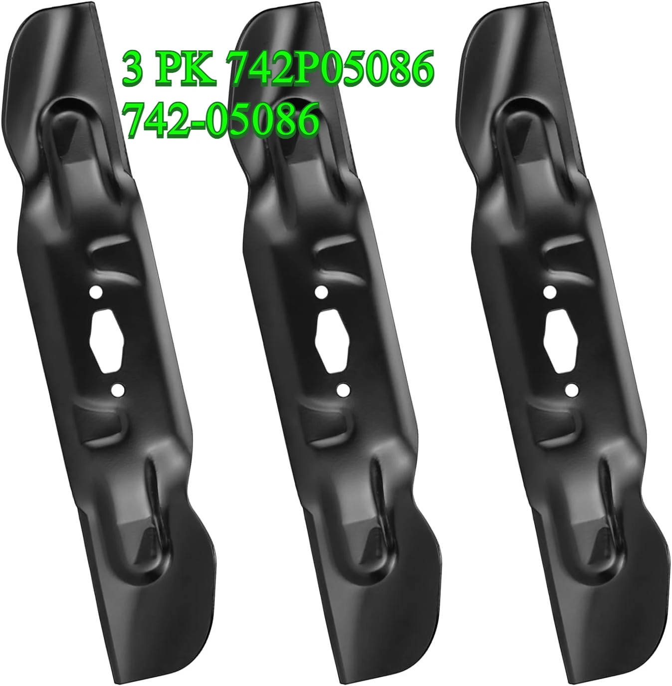 3 PK 742P05086 742-05086 Lawn Mower Blade for Cb Cadet Enduro XT1-GT54 XT1-ST54 Ultima ZT1-54 ZT2-54 54" Deck Mower Parts
3 PK 742P05086 742-05086 Lawn Mower Blade for Cb Cadet Enduro XT1-GT54 XT1-ST54 Ultima ZT1-54 ZT2-54 54" Deck Mower Parts