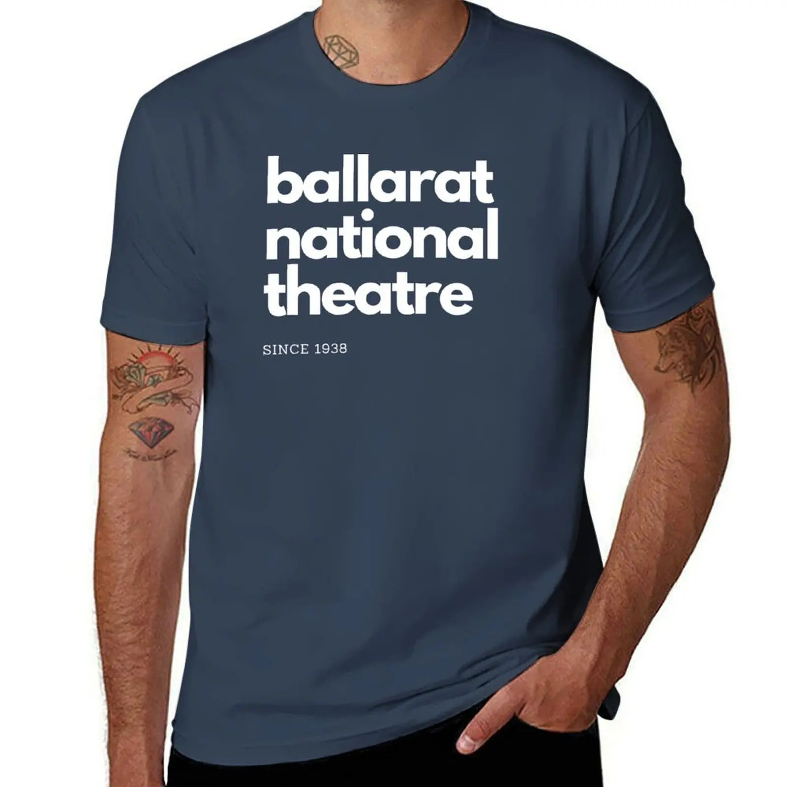 Since Theatre 1938 National Ballarat T-Shirt Holiday Party T-Shirt for Men
Since Theatre 1938 National Ballarat T-Shirt Holiday Party T-Shirt for Men