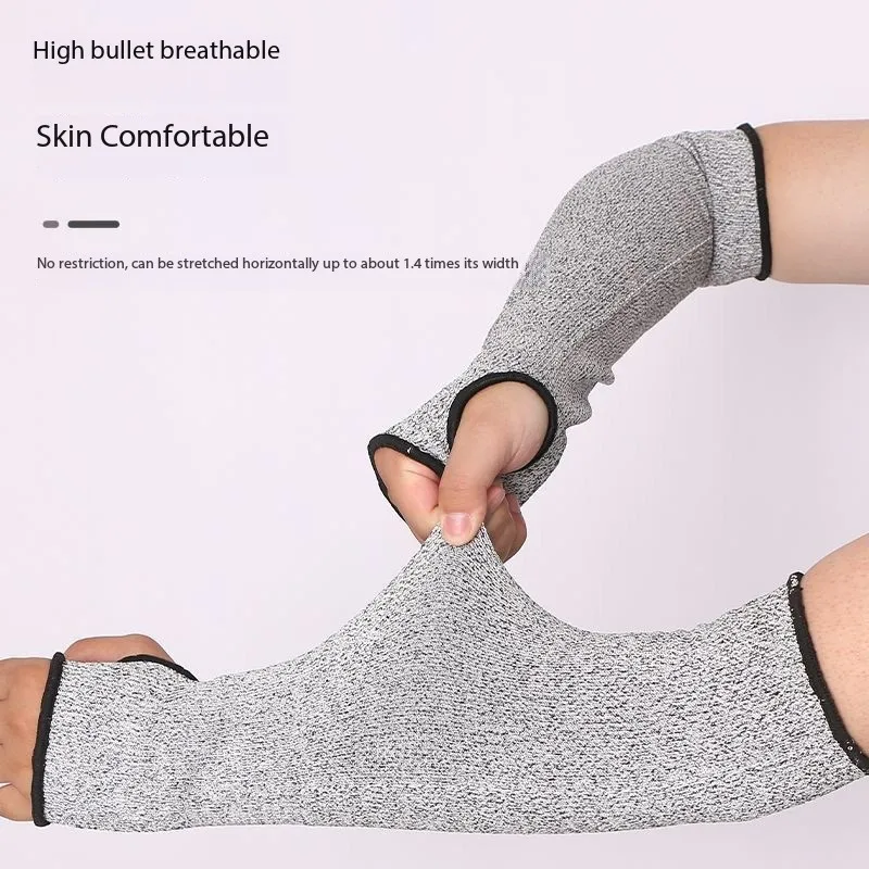 Safety Arm Sleeve Work Arm Wrist Protective Gloves Anti Cut Guard Bracers Arm Protection Level 5 HPPE Cut Resistant Work Gloves
Safety Arm Sleeve Work Arm Wrist Protective Gloves Anti Cut Guard Bracers Arm Protection Level 5 HPPE Cut Resistant Work Gloves