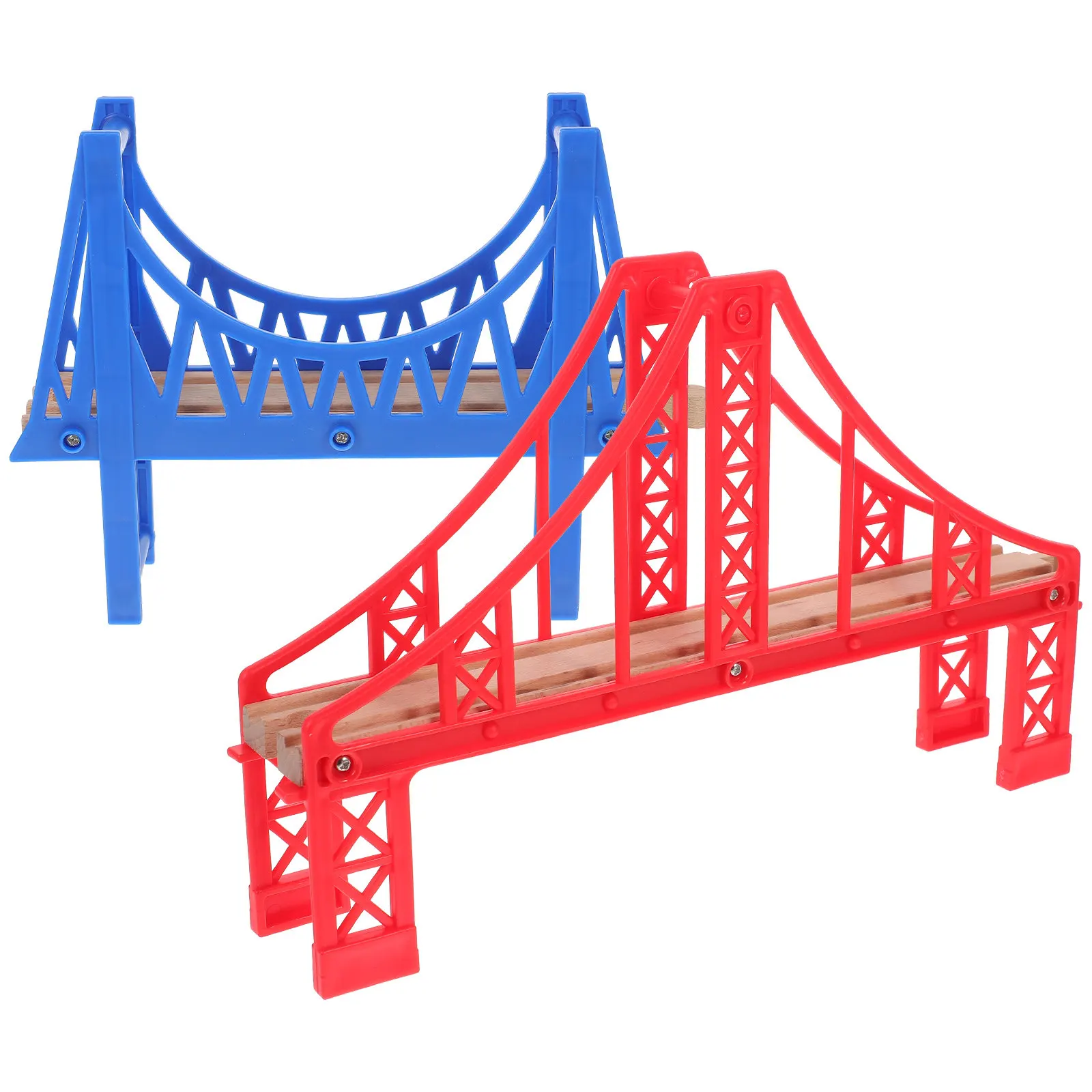 2Pcs Train Track Bridge Replacement Plastic Railway Bridge Set for DIY Train Scene Layout Accessories Learning Play
2Pcs Train Track Bridge Replacement Plastic Railway Bridge Set for DIY Train Scene Layout Accessories Learning Play