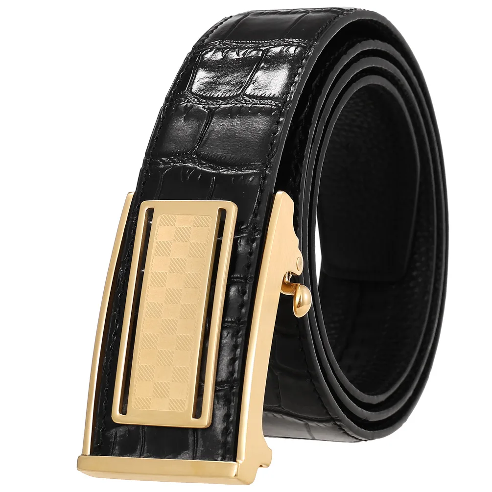 High-Grade Crocodil Men's Leather Embossing Automatic Checkoff Full-Grain Leather Business Waistband Belt Luxury Designer
High-Grade Crocodil Men's Leather Embossing Automatic Checkoff Full-Grain Leather Business Waistband Belt Luxury Designer