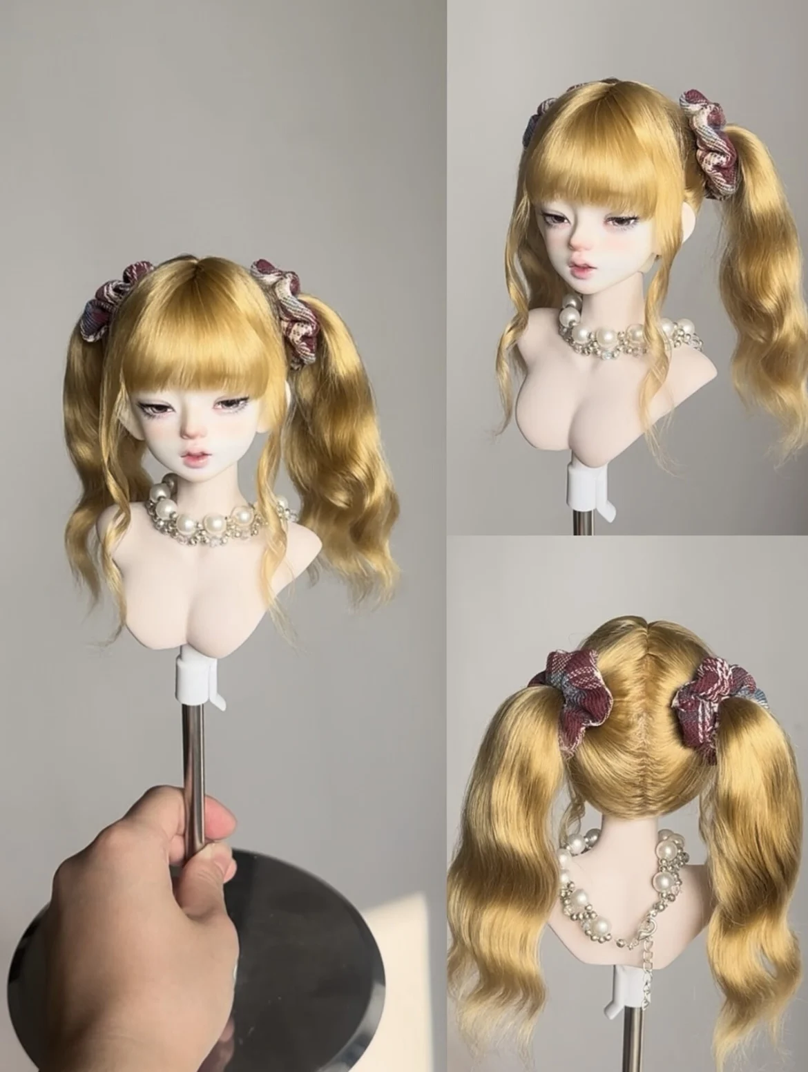 Hair For Doll BJD Accessories 1/6 1/4 1/3 BJD Wig Free Shipping
Hair For Doll BJD Accessories 1/6 1/4 1/3 BJD Wig Free Shipping