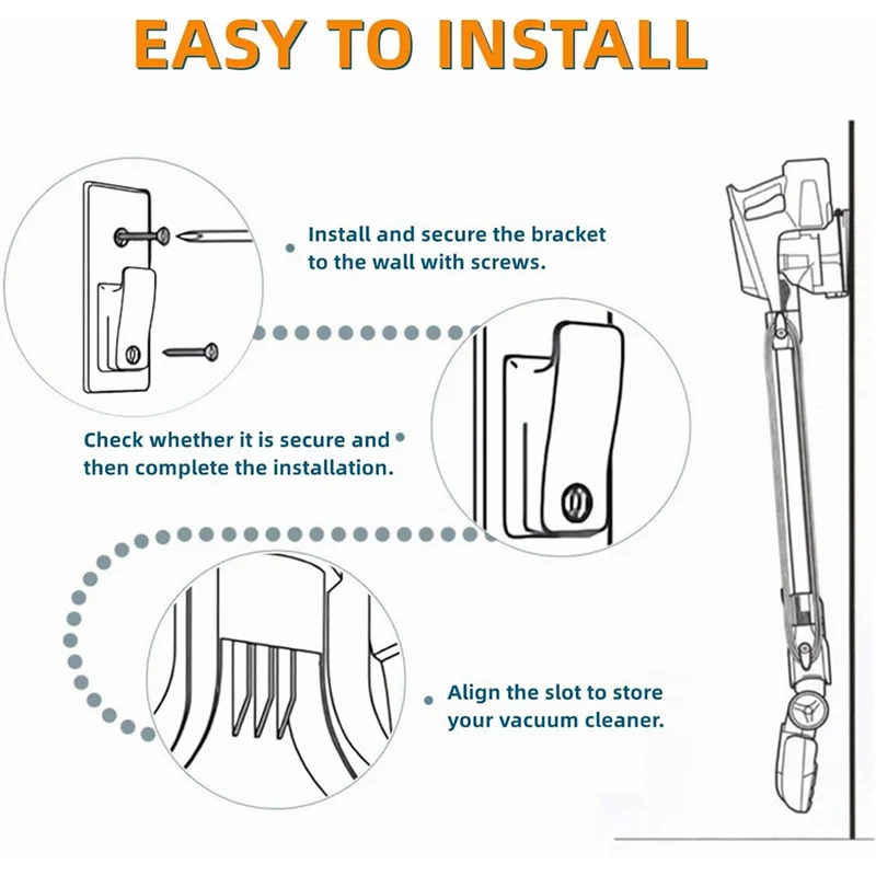 FSLH Wall Mount Holder For Shark Rocket HV300 HV320 Upright Vacuum, Replace Parts 390FFJH380 / 416FFJV300 With Screwdriver
FSLH Wall Mount Holder For Shark Rocket HV300 HV320 Upright Vacuum, Replace Parts 390FFJH380 / 416FFJV300 With Screwdriver