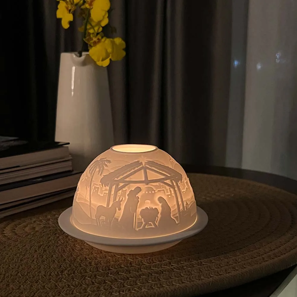 Lumina Ceramic European Vintage Jesus Tea Light Candle Dome Holder Candlestick china for Women Men Christmas Gifts Home Decor
Lumina Ceramic European Vintage Jesus Tea Light Candle Dome Holder Candlestick china for Women Men Christmas Gifts Home Decor