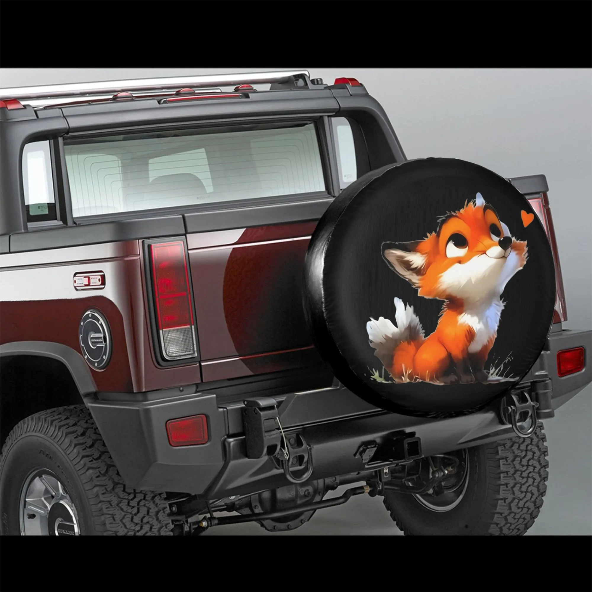 Cute Fox with Love Heart Spare Tire Cover SUV Truck Protector Durable Elastic Fit
Cute Fox with Love Heart Spare Tire Cover SUV Truck Protector Durable Elastic Fit