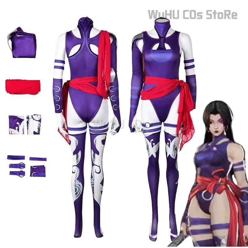Rivols Cosplay Psylocke Fantasia Women Costume Disguise Kids Jumpsuit Roleplay Outfit Fantastic Four Luna Snow Halloween Clothes
Rivols Cosplay Psylocke Fantasia Women Costume Disguise Kids Jumpsuit Roleplay Outfit Fantastic Four Luna Snow Halloween Clothes