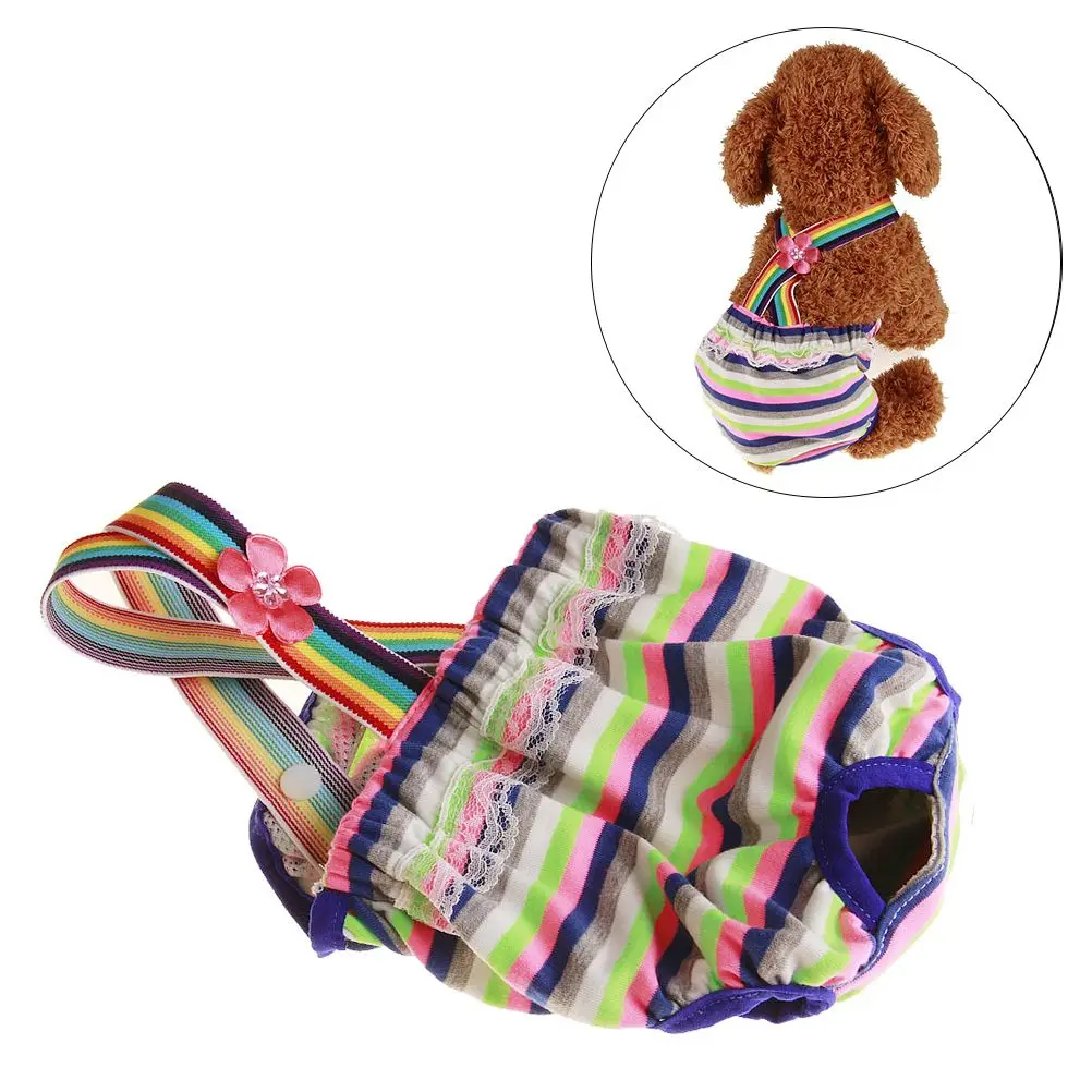 Pet Physiological Pants Dog Diapers Cotton Underwear Female Dog Panties Striped Design Comfortable Hygiene Products Prevent
Pet Physiological Pants Dog Diapers Cotton Underwear Female Dog Panties Striped Design Comfortable Hygiene Products Prevent