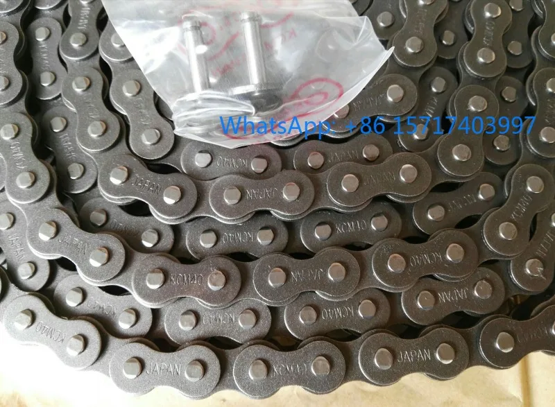 Оригинальная японская импортная цепь KCM KCM из нержавеющей стали 40-1R, одинарная и двойная, устойчивая к коррозии цепь
Оригинальная японская импортная цепь KCM KCM из нержавеющей стали 40-1R, одинарная и двойная, устойчивая к коррозии цепь