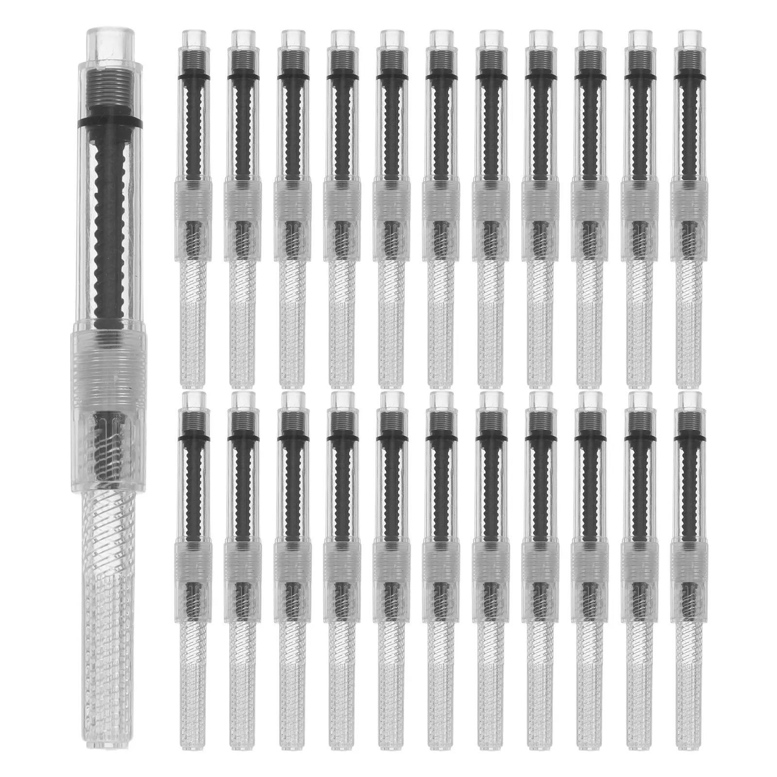 50pcs Fountain Pen Converter 3.4mm Reusable Ink Cartridge Adapter Universal Bottled Ink Converter Transparent Screw In Reservoir
50pcs Fountain Pen Converter 3.4mm Reusable Ink Cartridge Adapter Universal Bottled Ink Converter Transparent Screw In Reservoir