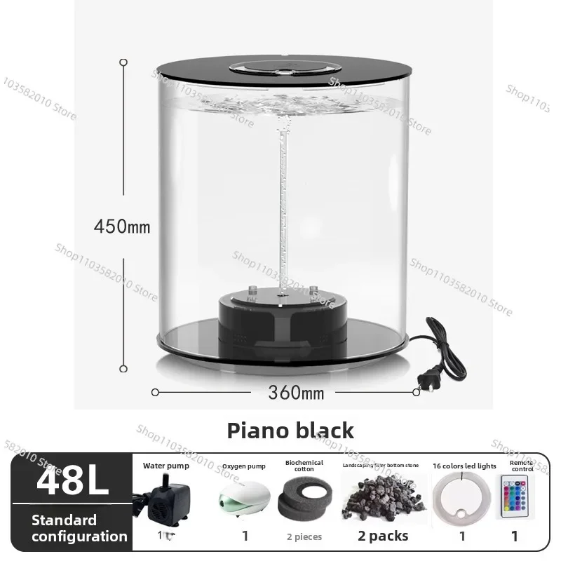 2025 new round fish tank filter oxygen generator all-in-one machine lazy landscaping living room home office small goldfish
2025 new round fish tank filter oxygen generator all-in-one machine lazy landscaping living room home office small goldfish