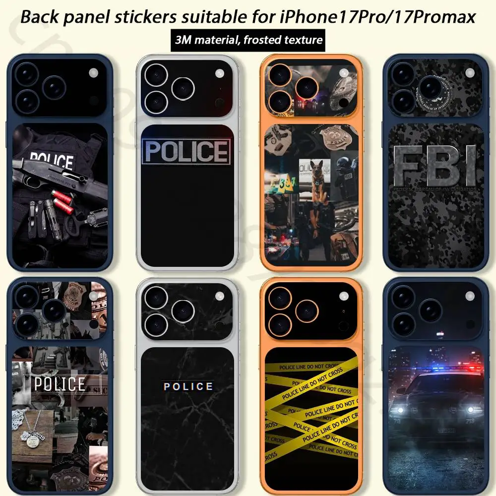 Police Symbol For iPhone 17 pro Max 17 pro Full Cover Decal Skin Wrap 3D Colorful Rear Protective Sticker Film
Police Symbol For iPhone 17 pro Max 17 pro Full Cover Decal Skin Wrap 3D Colorful Rear Protective Sticker Film