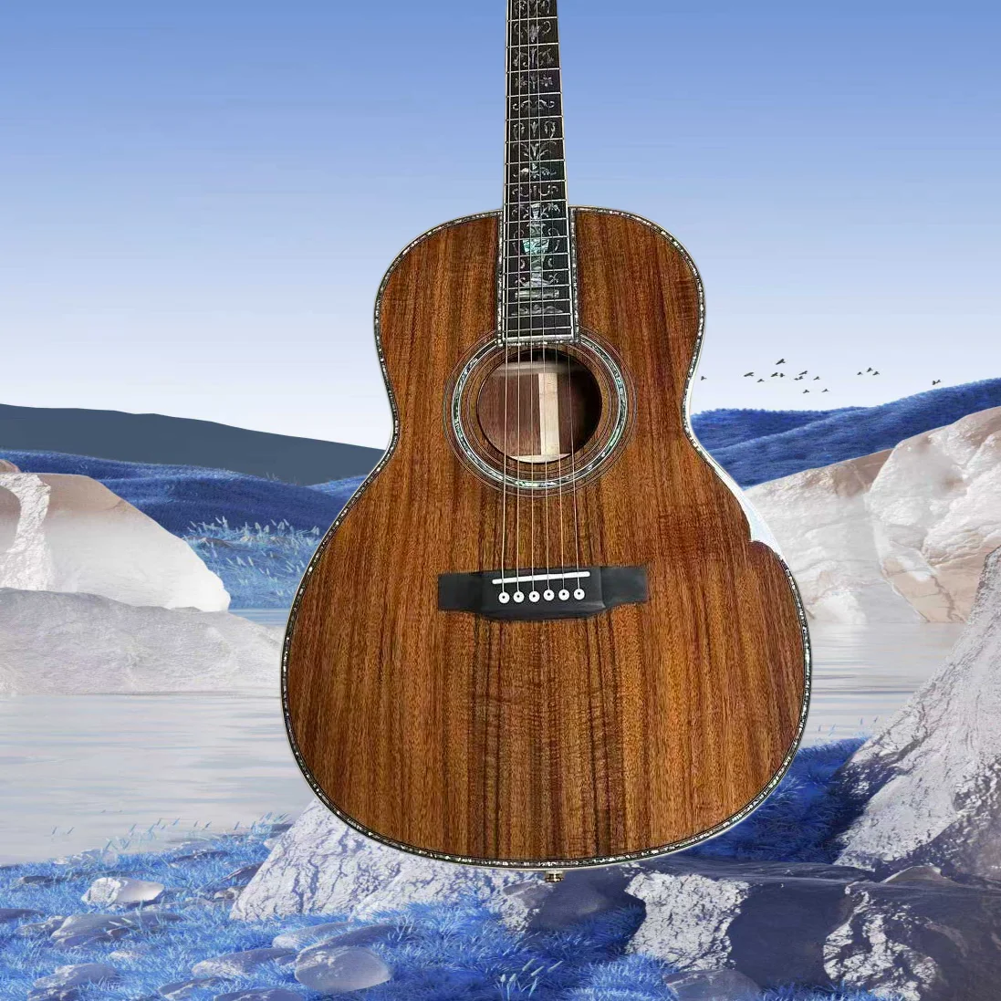 2026 Hot Sale Brown Natural KOA Wood Color 00045 Acoustic Guitar High-end Version Vase Inlaid Finger Board Ebony Fretboard Solid
2026 Hot Sale Brown Natural KOA Wood Color 00045 Acoustic Guitar High-end Version Vase Inlaid Finger Board Ebony Fretboard Solid