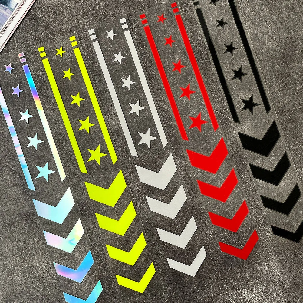 Motorcycle Fender Decals Star Arrow Stripes Motorcycle Reflective Stickers Car Motorbike Scooter DIY Modification Stickers
Motorcycle Fender Decals Star Arrow Stripes Motorcycle Reflective Stickers Car Motorbike Scooter DIY Modification Stickers