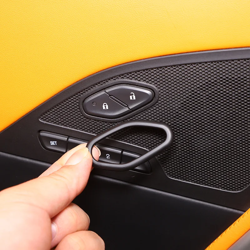 For Chevrolet Corvette C7 2014-2019 ABS Matt black Car Interior door lock button frame Cover Trim Stickers Car Accessories
For Chevrolet Corvette C7 2014-2019 ABS Matt black Car Interior door lock button frame Cover Trim Stickers Car Accessories