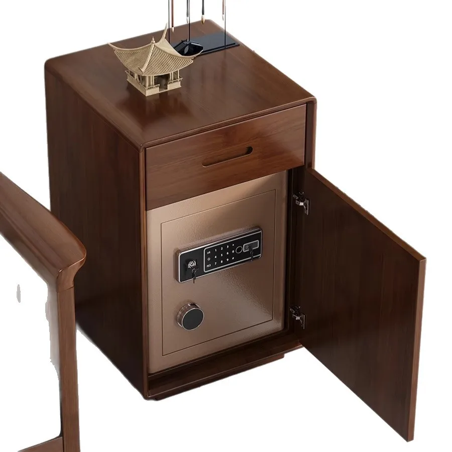 Solid wood bedside table safe integrated multi-functional home bedroom safe free installation
Solid wood bedside table safe integrated multi-functional home bedroom safe free installation