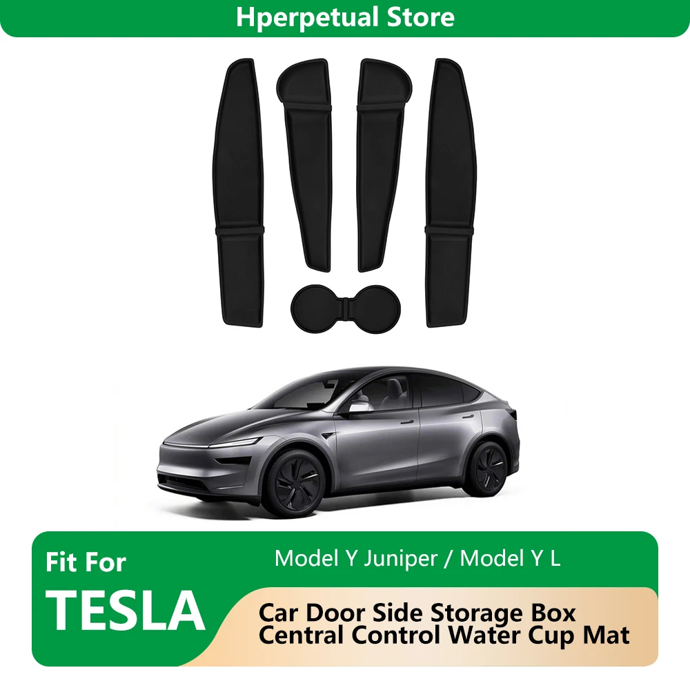 5Pcs Door Side Storage Box Cup Pad For Tesla Model Y Juniper Model L 2025 2026 Front Rear Door Handle Organizer Car Accessories
5Pcs Door Side Storage Box Cup Pad For Tesla Model Y Juniper Model L 2025 2026 Front Rear Door Handle Organizer Car Accessories