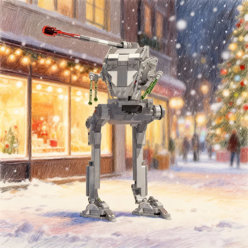 548pcs MOC Star Battle LAB All Terrain Light Artillery Battery Model Building Toys Blocks Construction Christmas Gifts Brick
548pcs MOC Star Battle LAB All Terrain Light Artillery Battery Model Building Toys Blocks Construction Christmas Gifts Brick