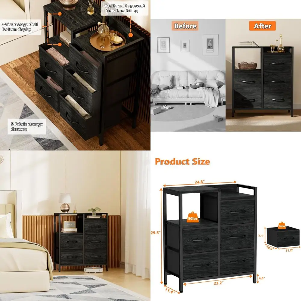 Compact 2-Tier Fabric Drawer for Small Spaces: Modern Metal Storage Cabinet for Bedroom, Closet, and Hallway Organization
Compact 2-Tier Fabric Drawer for Small Spaces: Modern Metal Storage Cabinet for Bedroom, Closet, and Hallway Organization