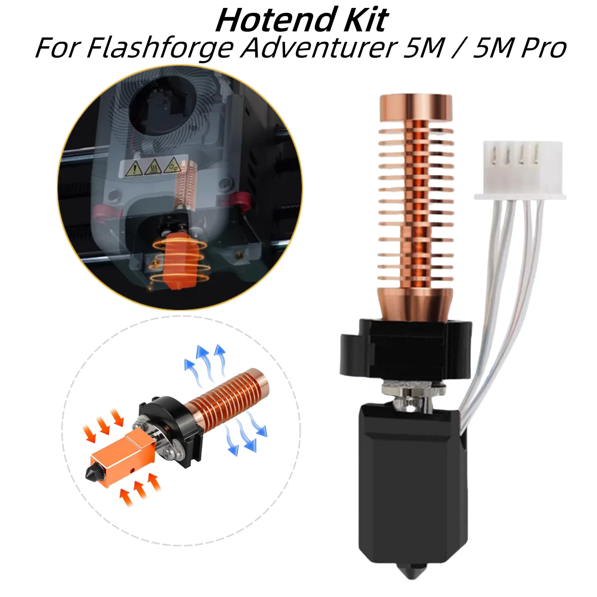Для сопла Flashforge Adventurer 5M / 5M Pro 280 ℃ High Flow 32mm3/s Hotend Upgrad Высокоскоростная печать Аксессуары для 3D-печати
Для сопла Flashforge Adventurer 5M / 5M Pro 280 ℃ High Flow 32mm3/s Hotend Upgrad Высокоскоростная печать Аксессуары для 3D-печати